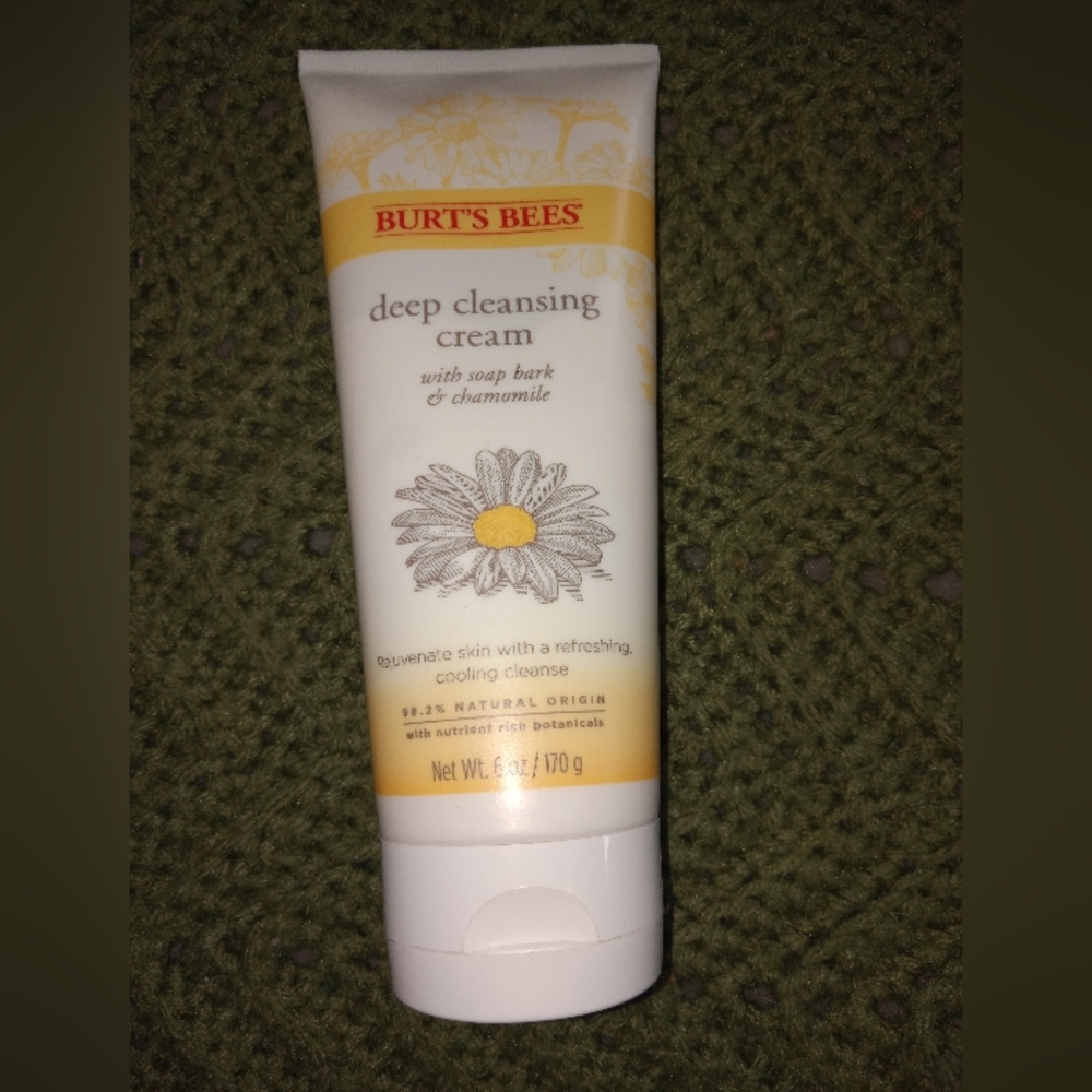 Burts bees deep cream cleanser